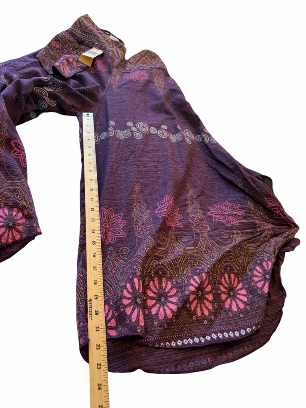 Bohemian-Style Thai Harem Purple Pants-Size XS-NWT - Picture 10 of 10